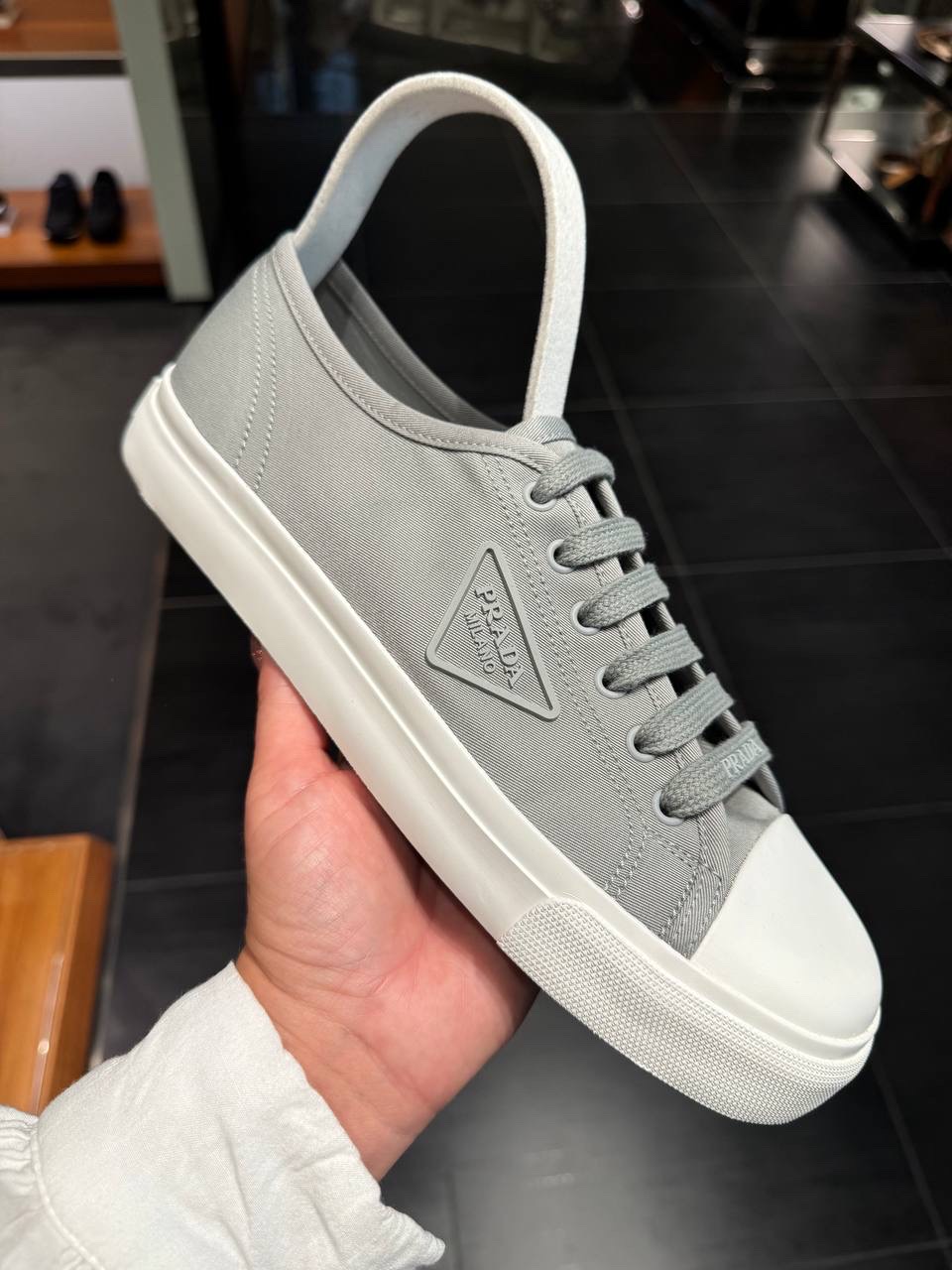 PRADA Sneakers front view - Men luxury Shoes