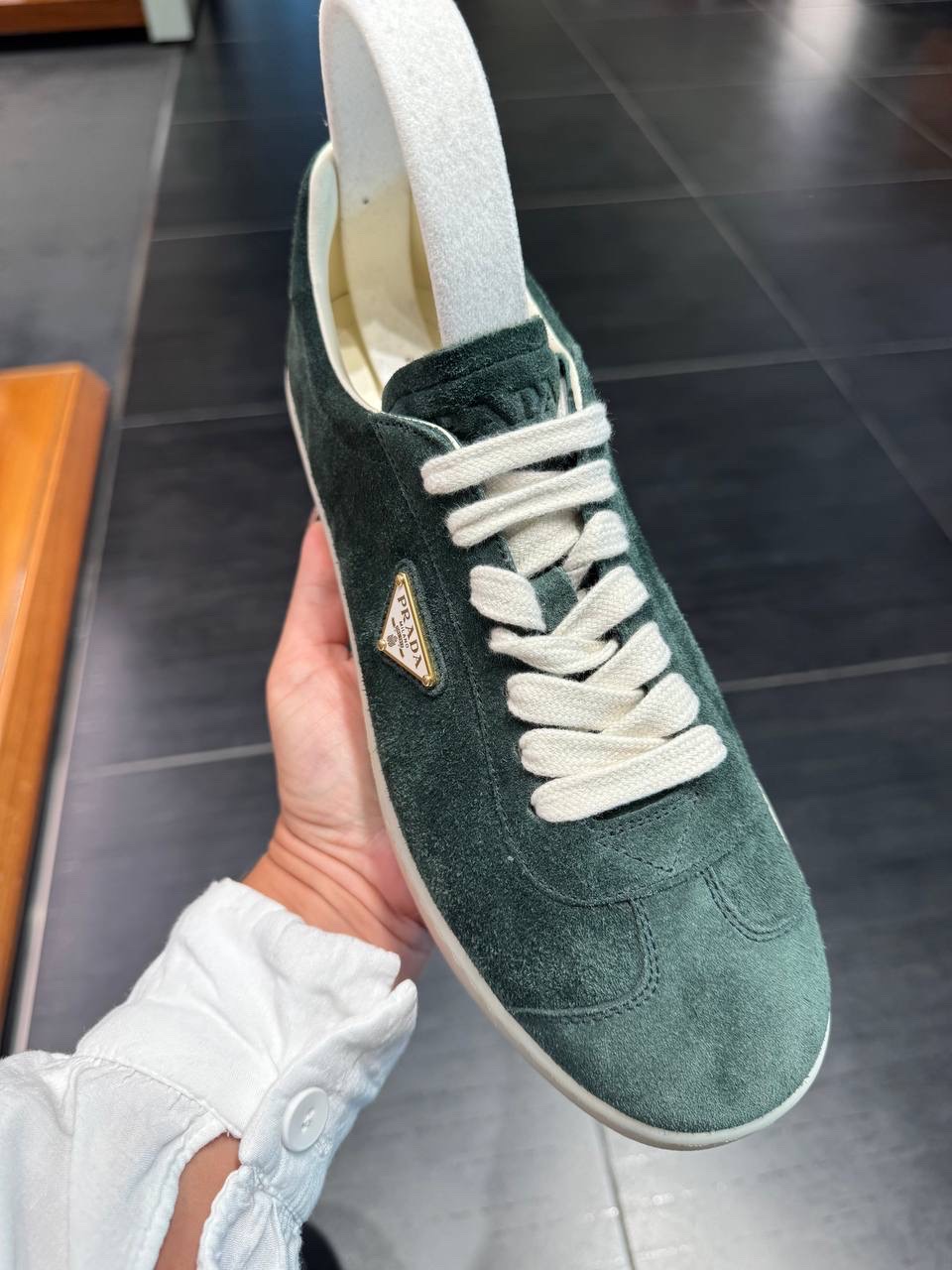 PRADA Sneakers side view - Men luxury Shoes