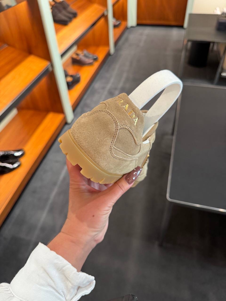 PRADA Sneakers side view - Men luxury Shoes