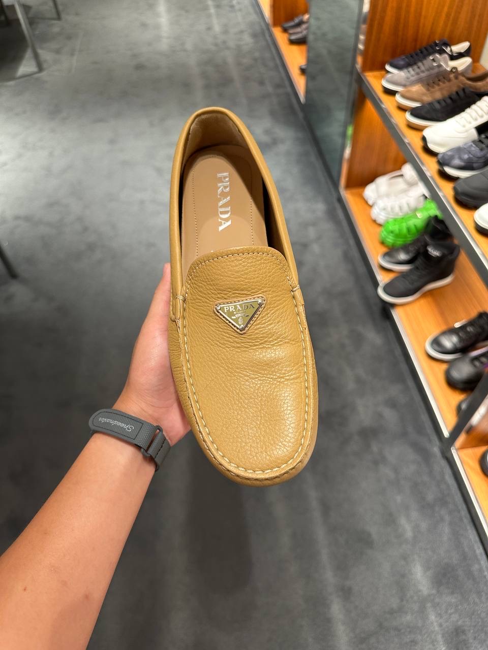 PRADA Moccasins side view - Men luxury Shoes