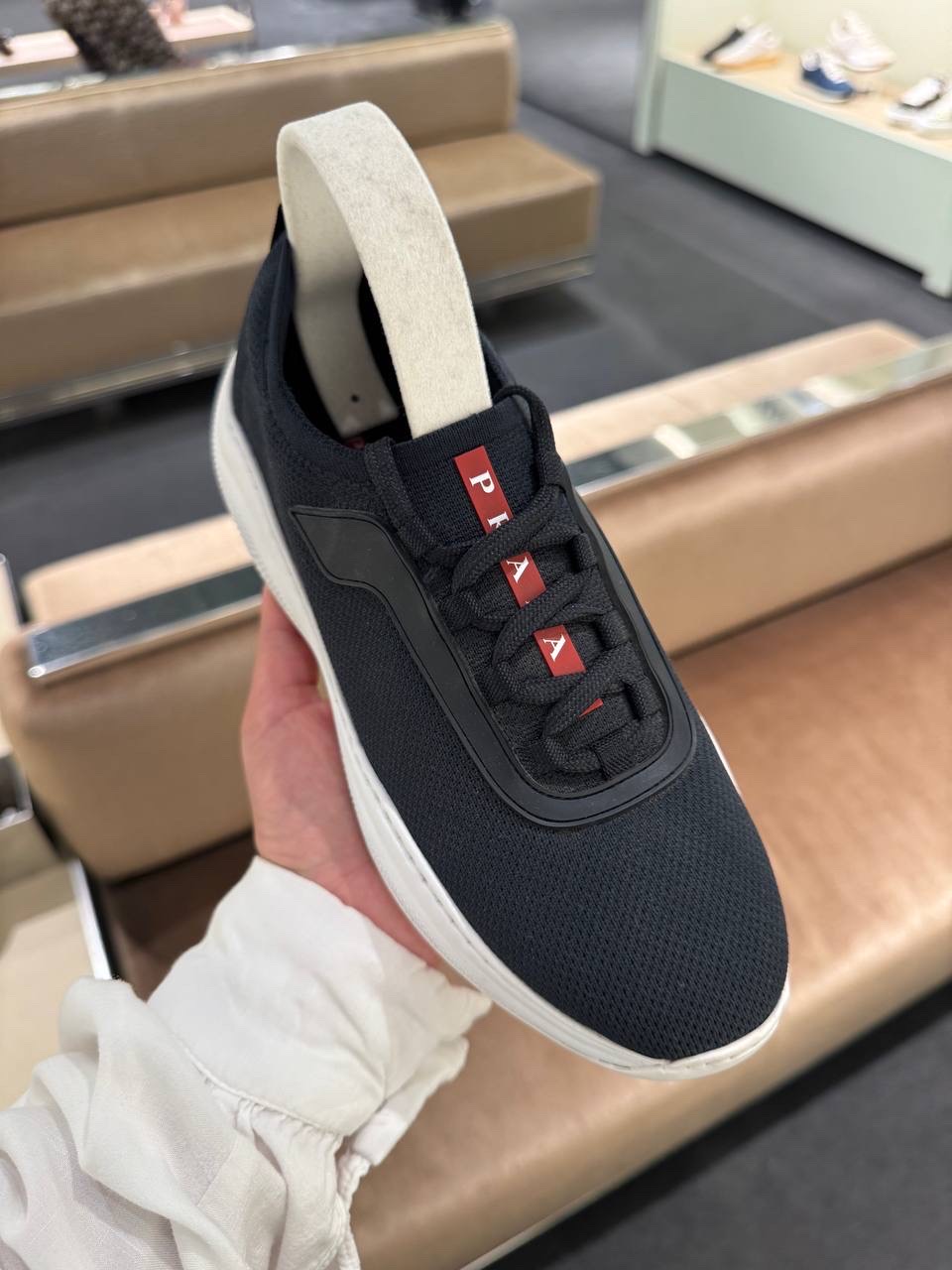 PRADA Sneakers side view - Women luxury Shoes