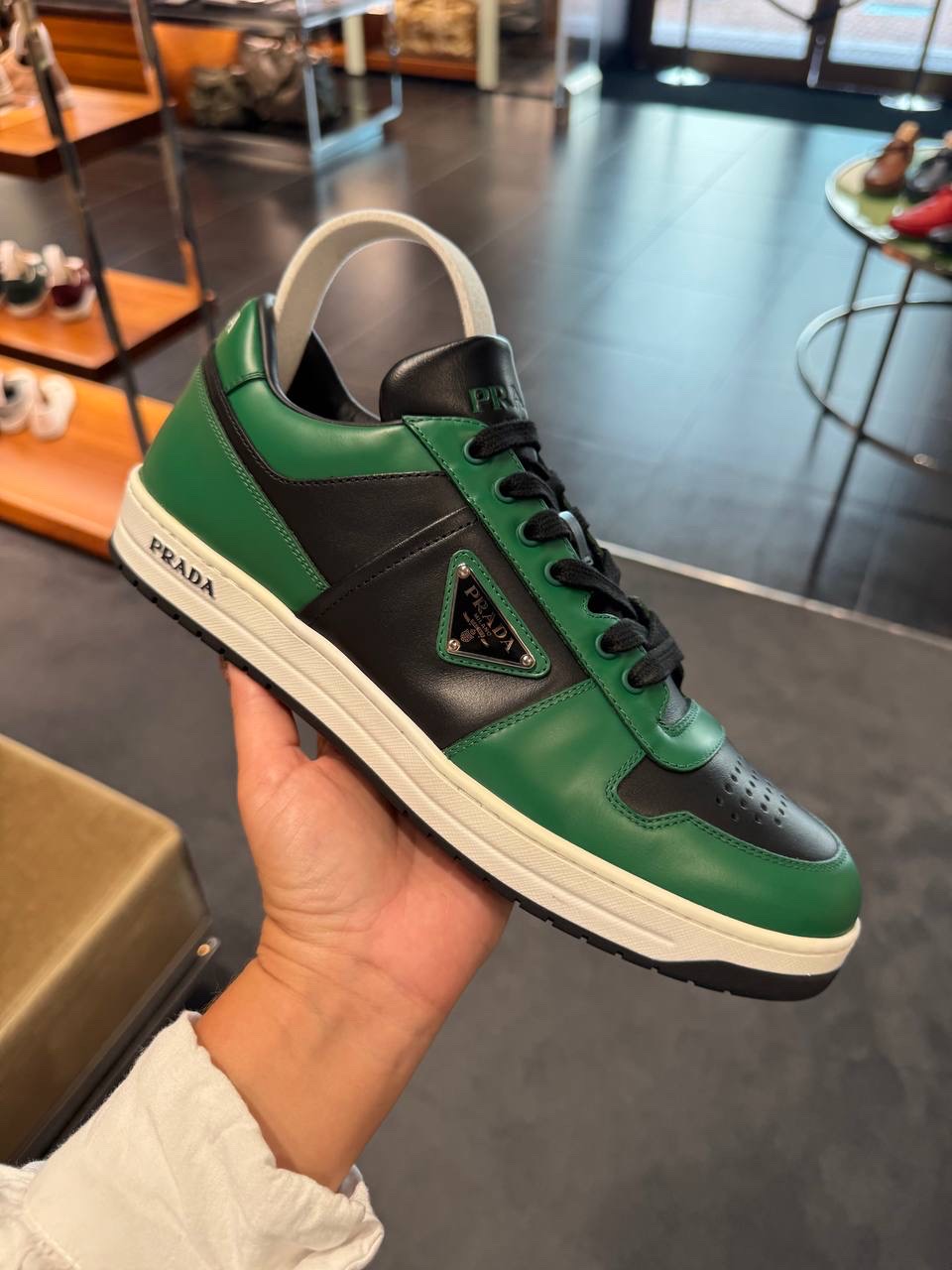 PRADA Sneakers side view - Men luxury Shoes