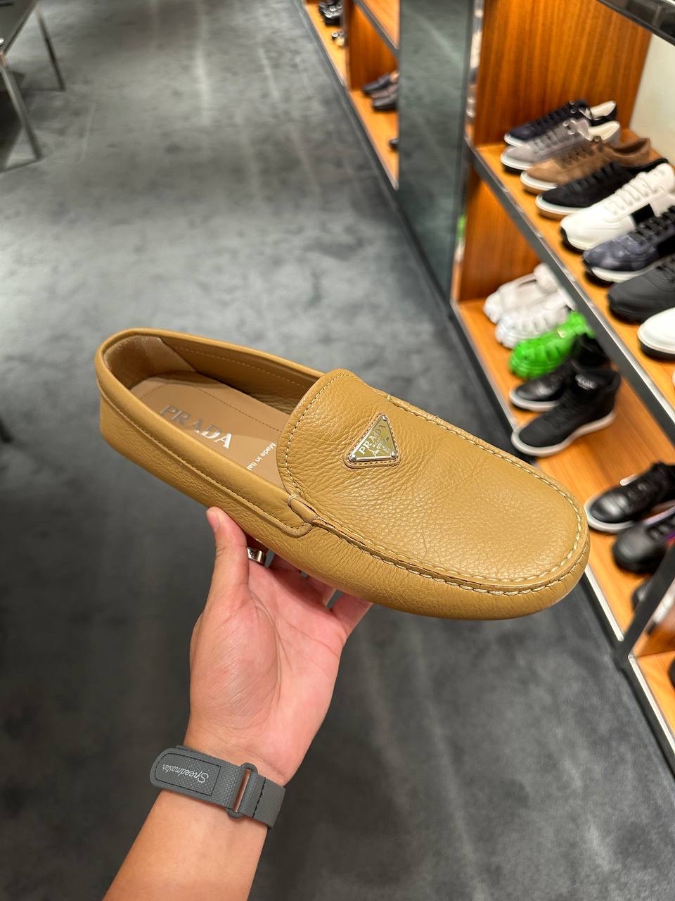 PRADA Moccasins side view - Men luxury Shoes