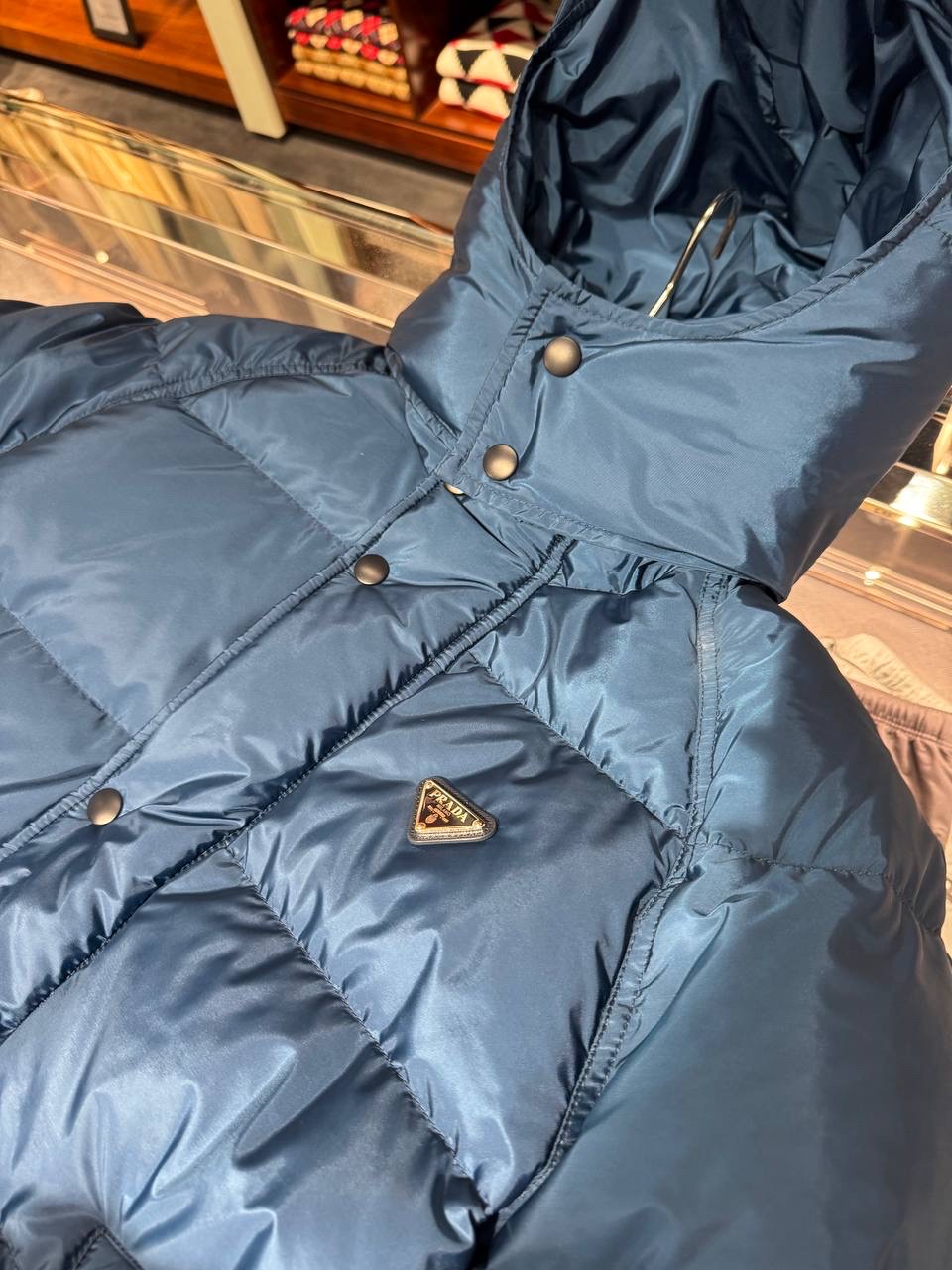 PRADA Down jacket side view - Men luxury Clothes