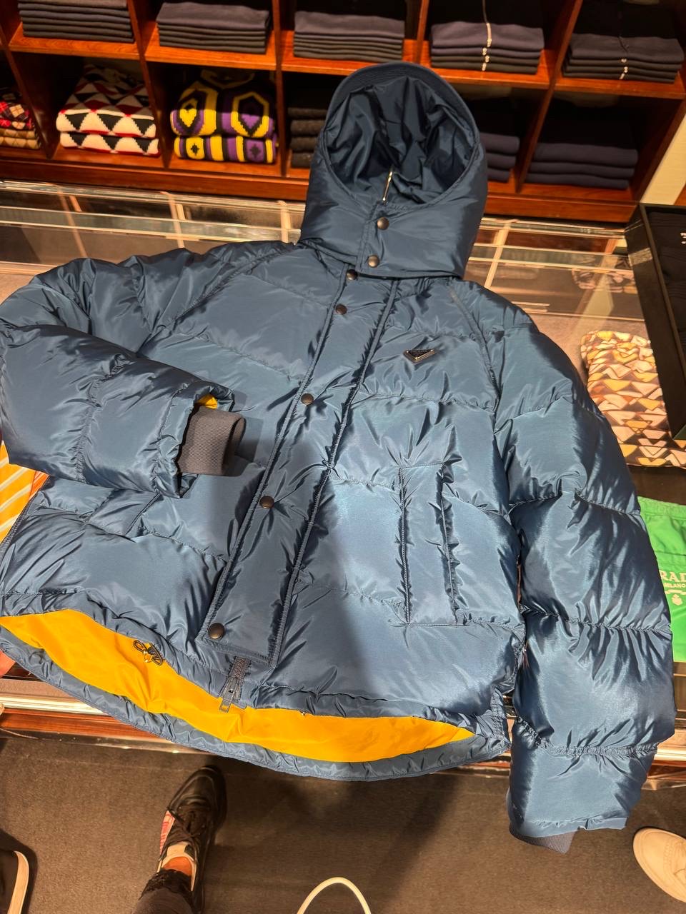 PRADA Down jacket front view - Men luxury Clothes