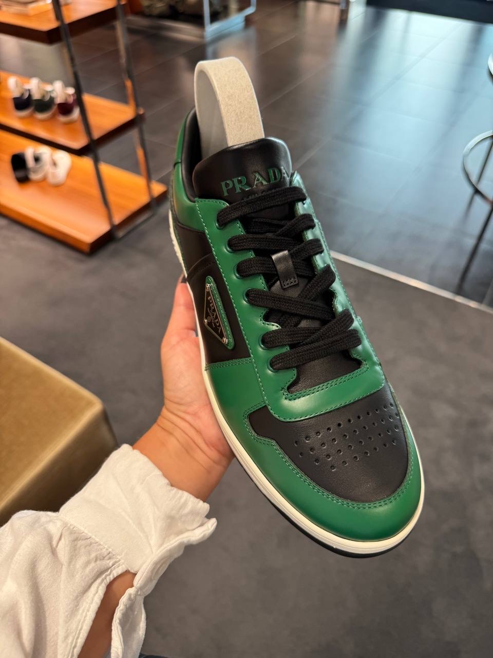 PRADA Sneakers side view - Men luxury Shoes