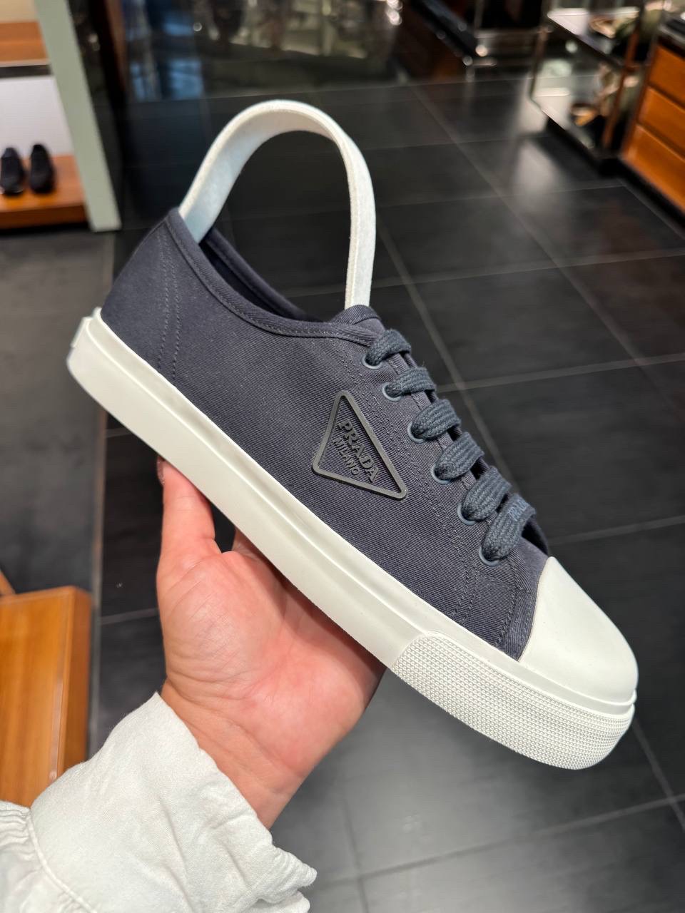 PRADA Sneakers front view - Men luxury Shoes