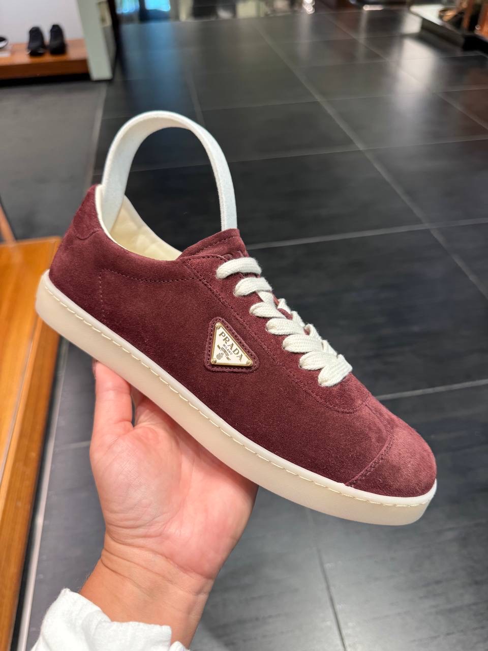 PRADA Sneakers front view - Men luxury Shoes