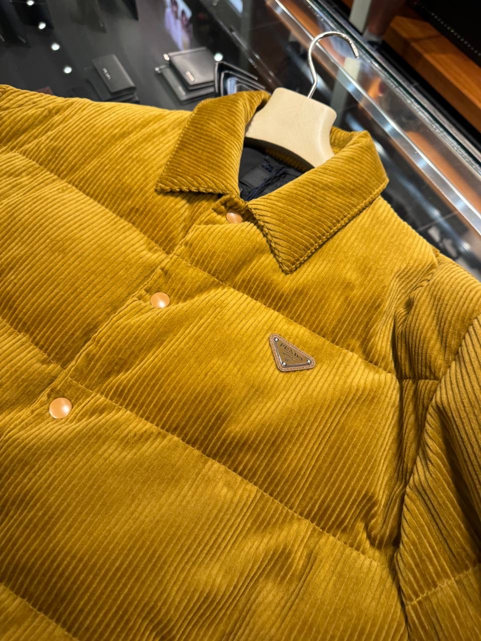 PRADA Down jacket side view - Men luxury Clothes