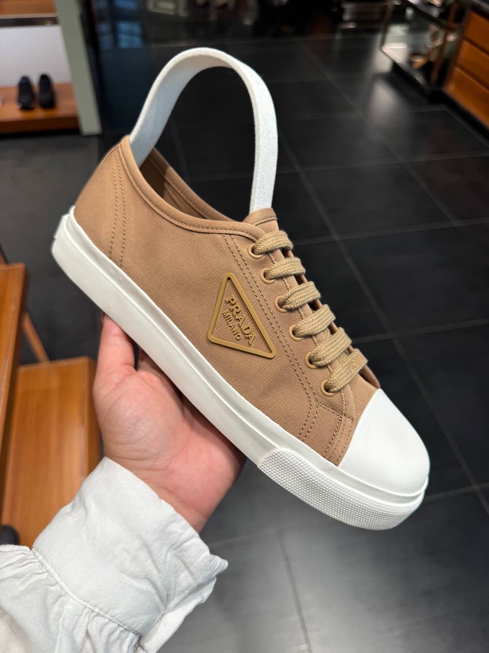 PRADA Sneakers front view - Men luxury Shoes