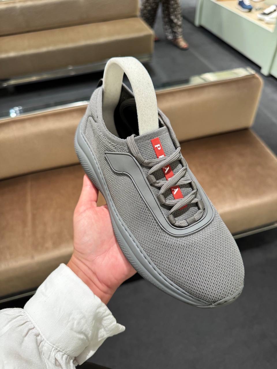 PRADA Sneakers side view - Women luxury Shoes