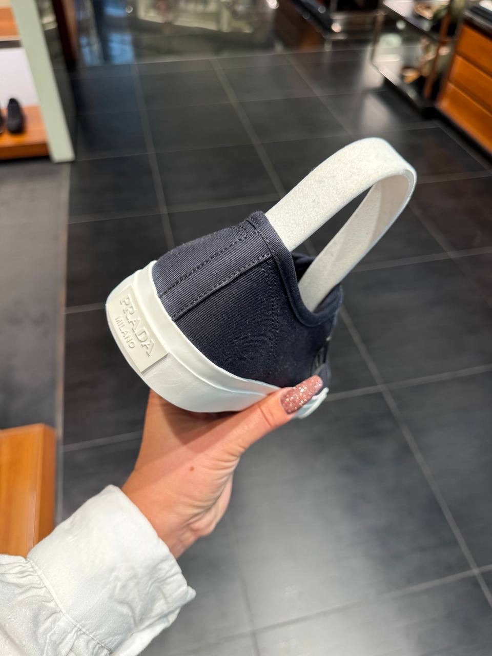 PRADA Sneakers side view - Men luxury Shoes