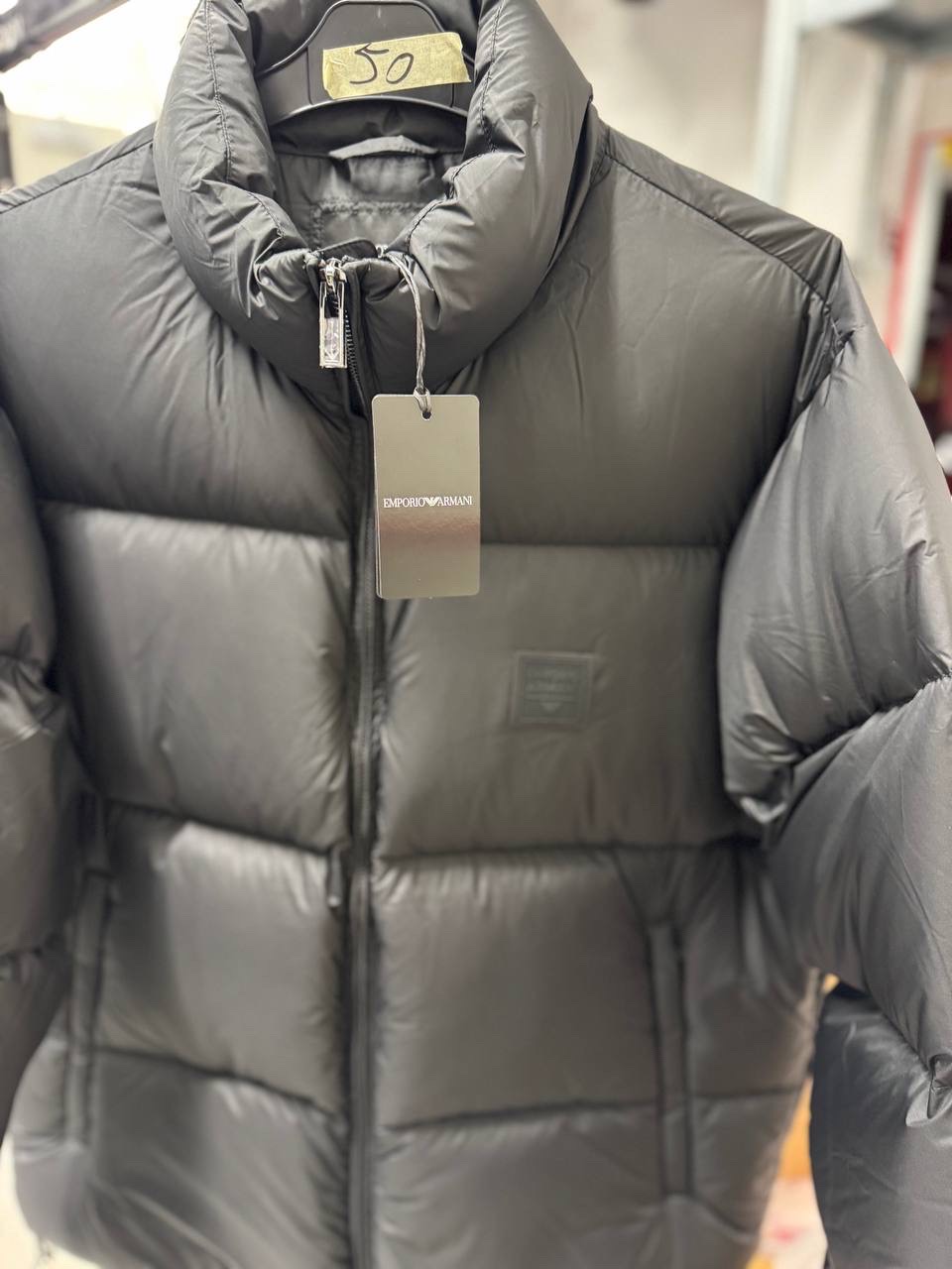 EMPORIO ARMANI Down jacket side view - Men luxury Clothes