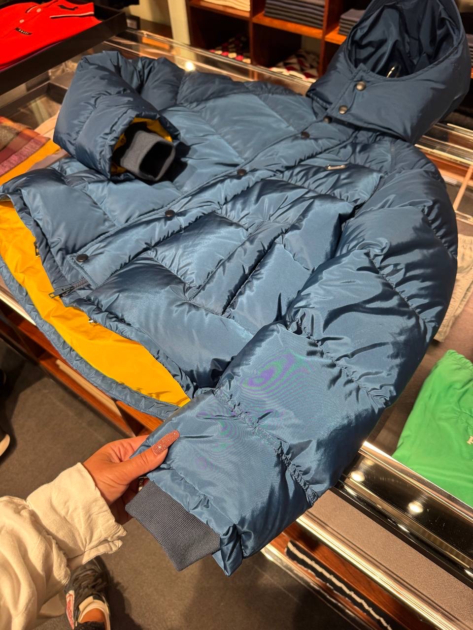 PRADA Down jacket side view - Men luxury Clothes