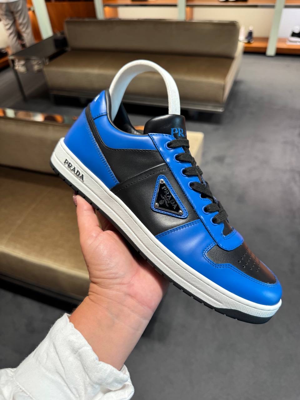 PRADA Sneakers front view - Men luxury Shoes