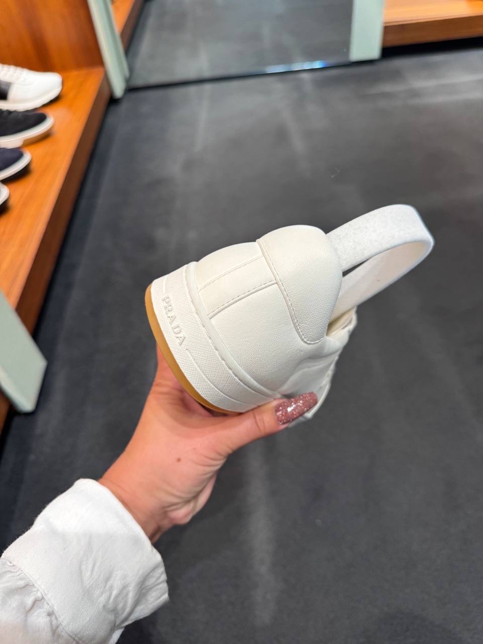 PRADA Sneakers side view - Men luxury Shoes