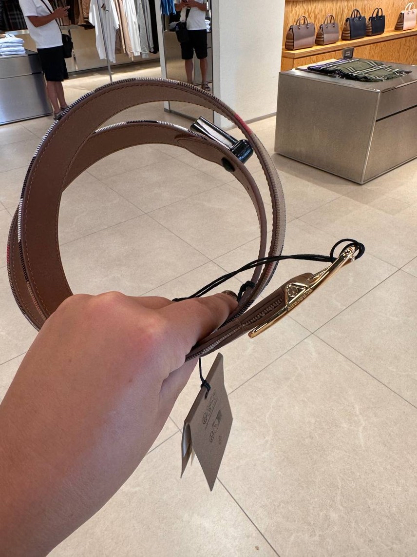 BURBERRY Belts side view - Women's luxury Accessories