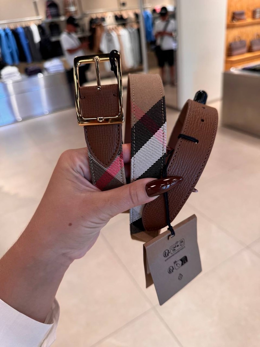 BURBERRY Belts side view - Women's luxury Accessories