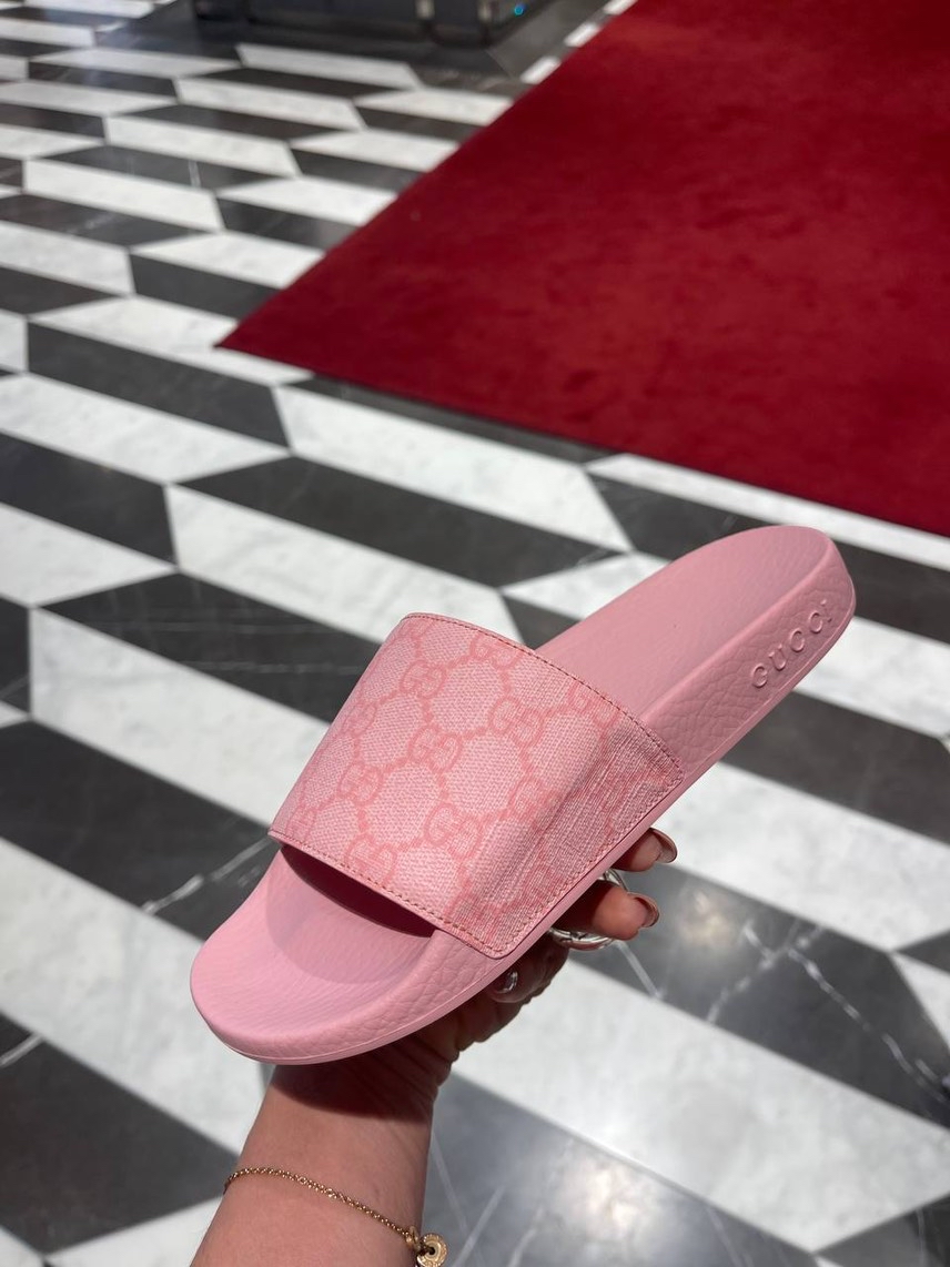 GUCCI Slides front view - Women's luxury Shoes