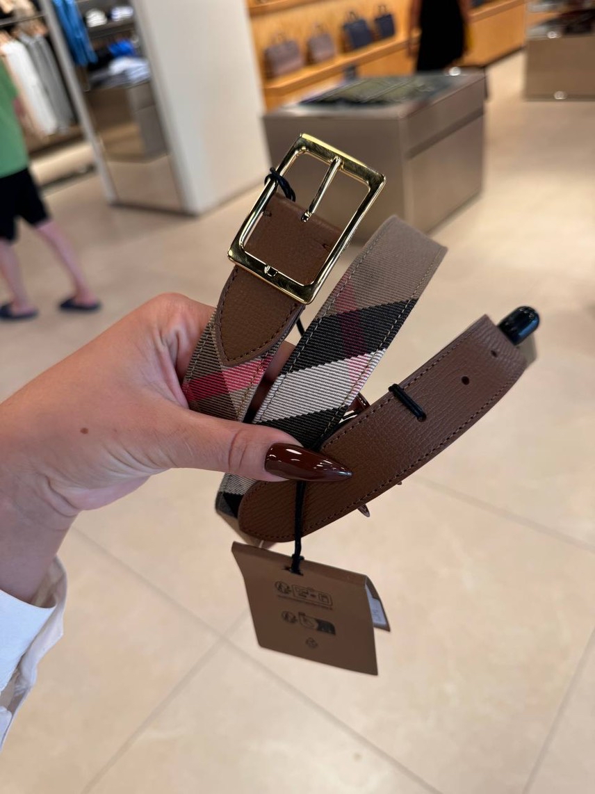 BURBERRY Belts front view - Women's luxury Accessories