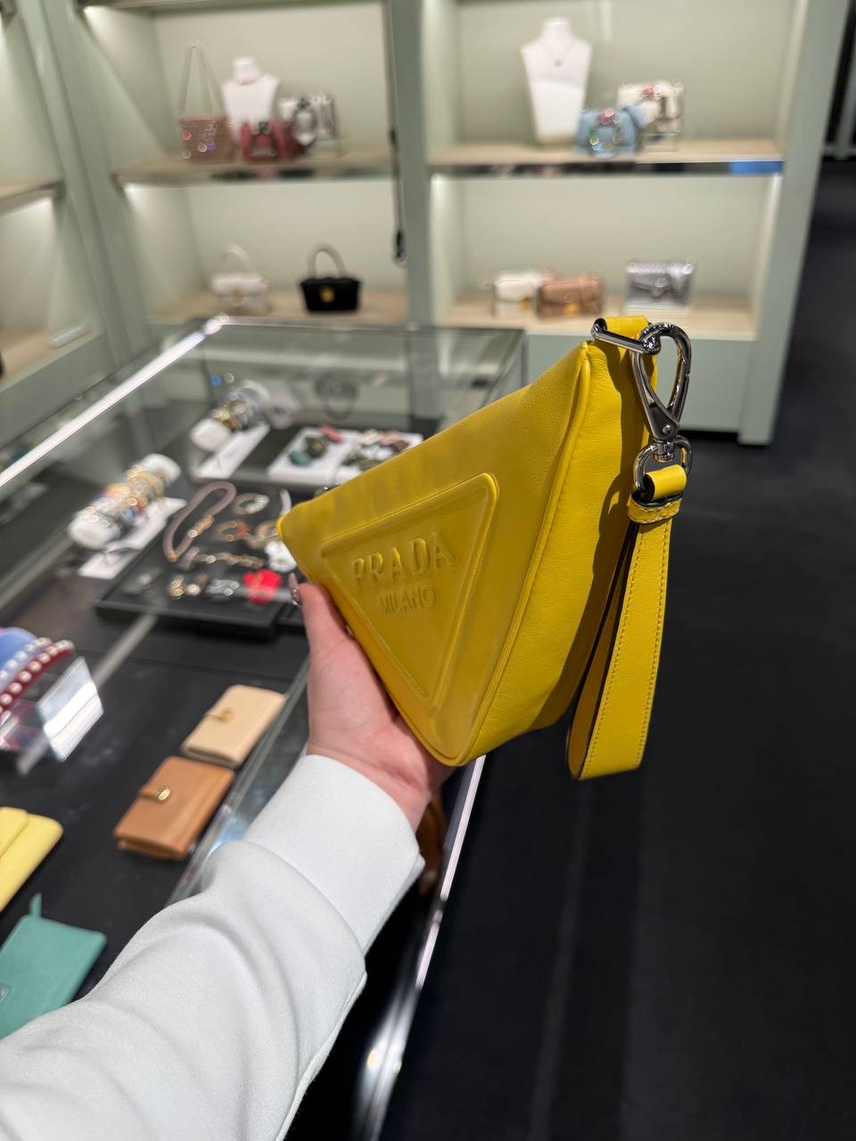 PRADA Clutch bags side view - Women's luxury Bags