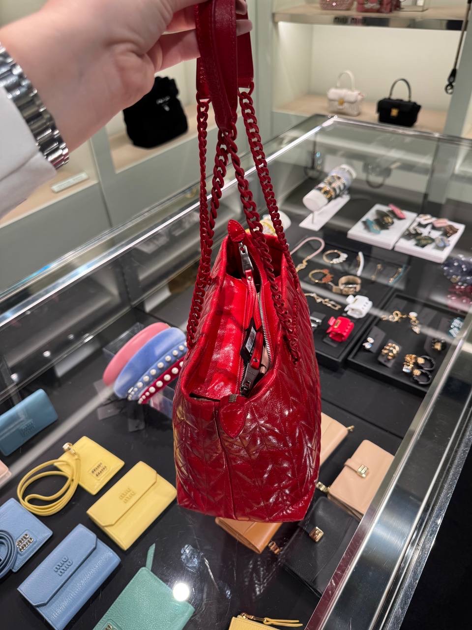 MIU MIU Shoulder bags side view - Women's luxury Bags