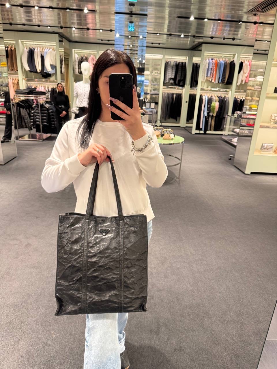 PRADA Totes side view - Women's luxury Bags