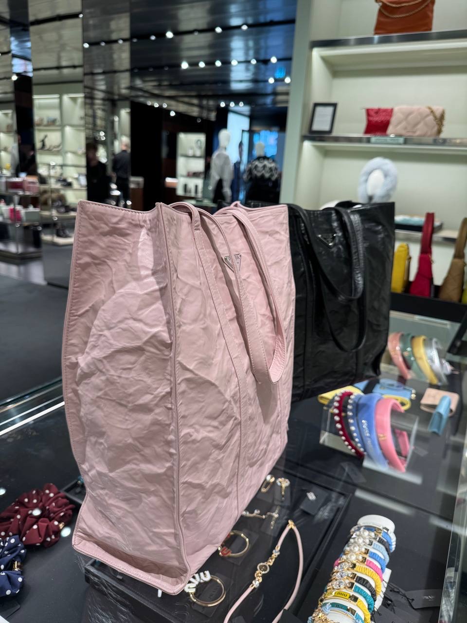PRADA Totes side view - Women's luxury Bags
