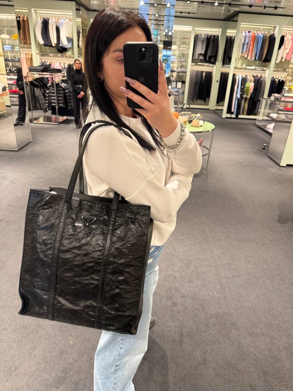PRADA Totes side view - Women's luxury Bags