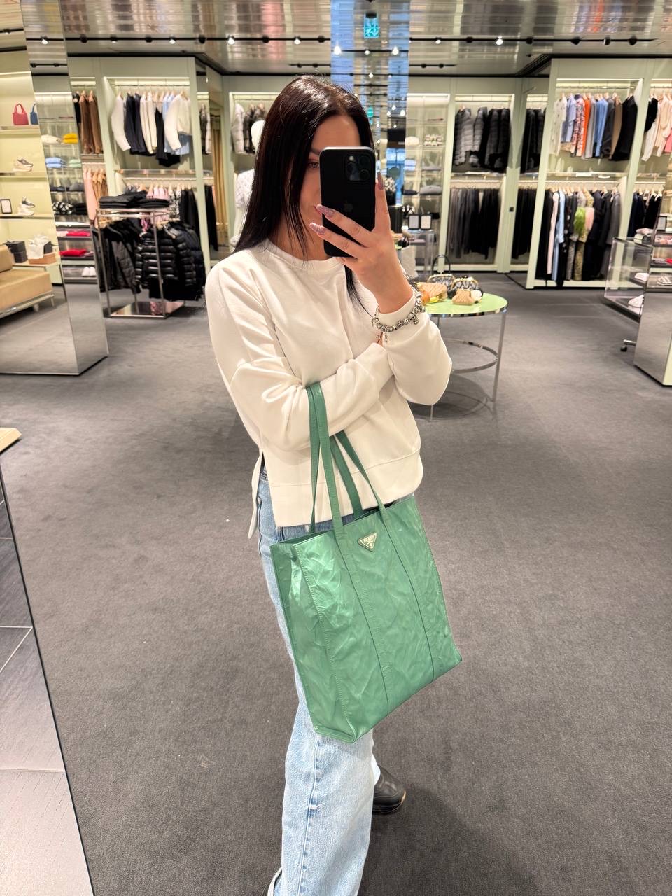 PRADA Totes side view - Women's luxury Bags