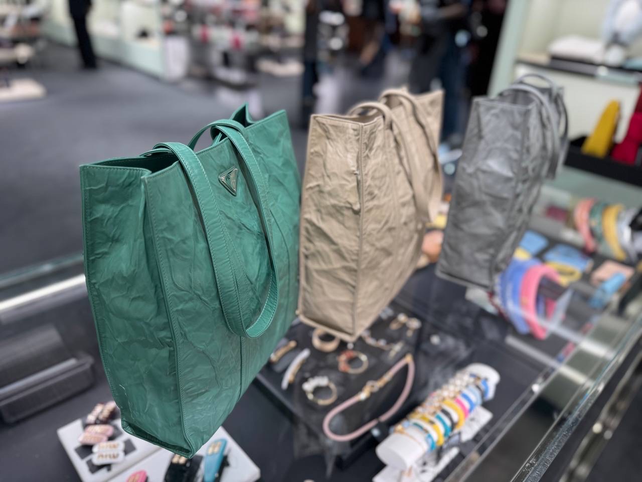 PRADA Totes side view - Women's luxury Bags