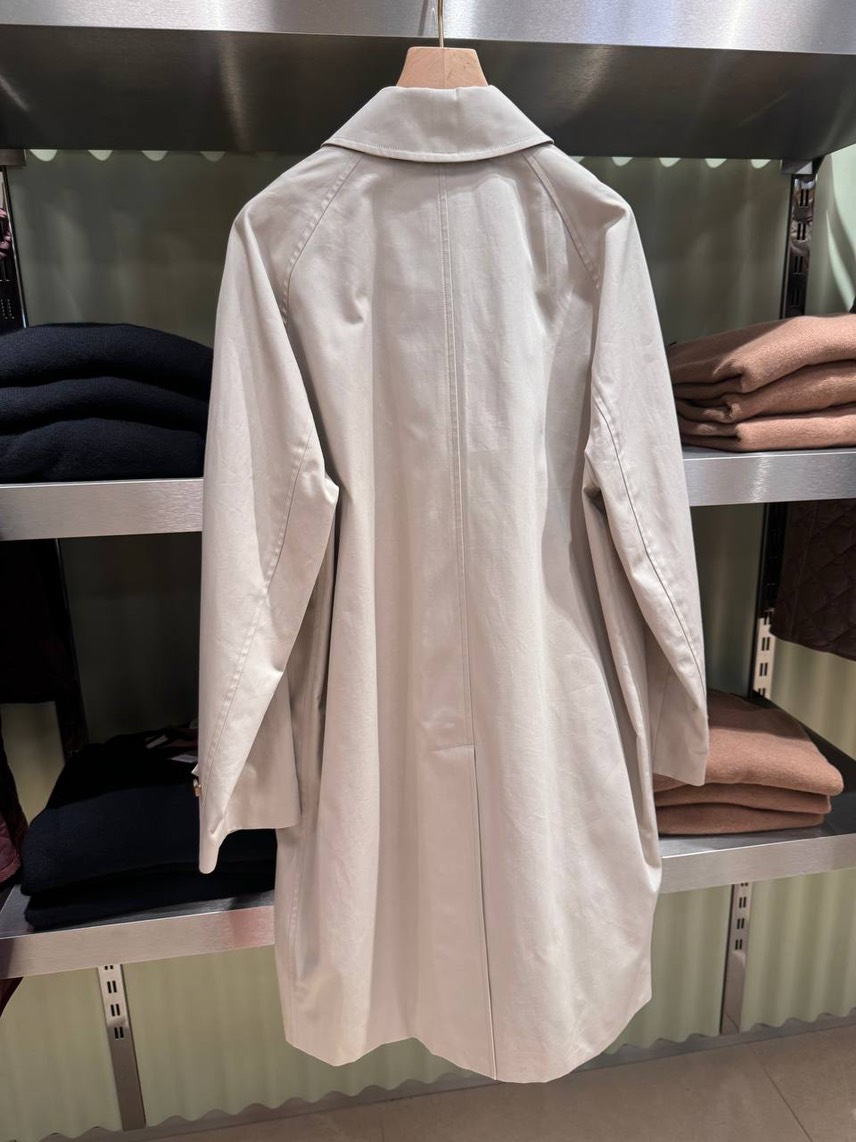 BURBERRY Coats side view - Women's luxury Clothes