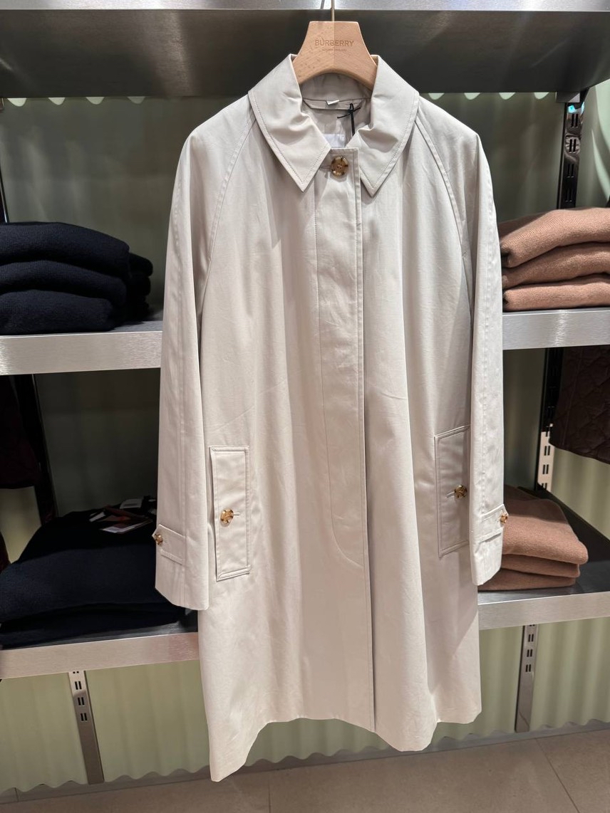BURBERRY Coats front view - Women's luxury Clothes