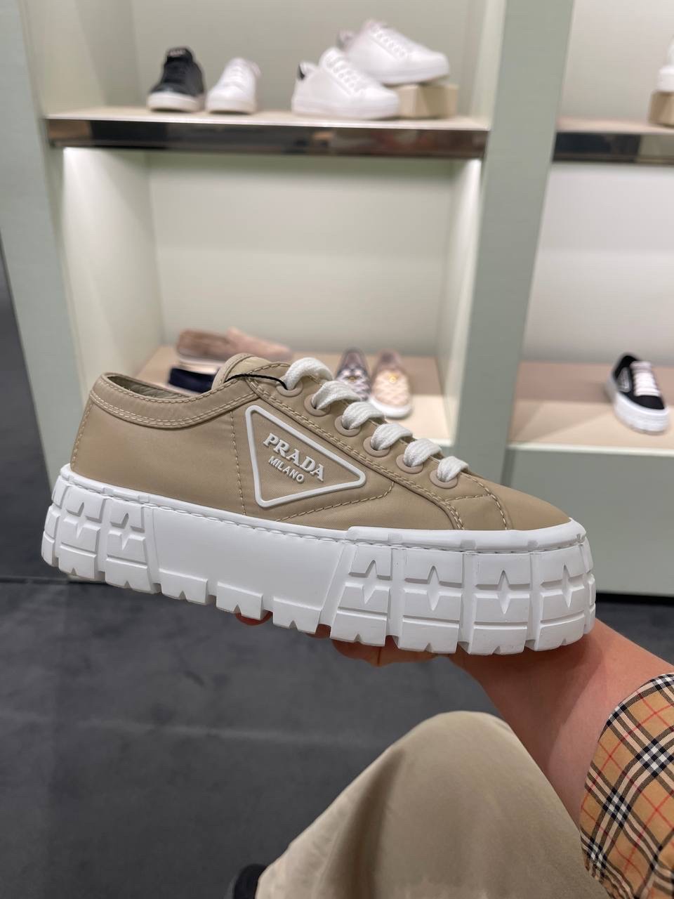 PRADA Sneakers front view - Women's luxury Shoes