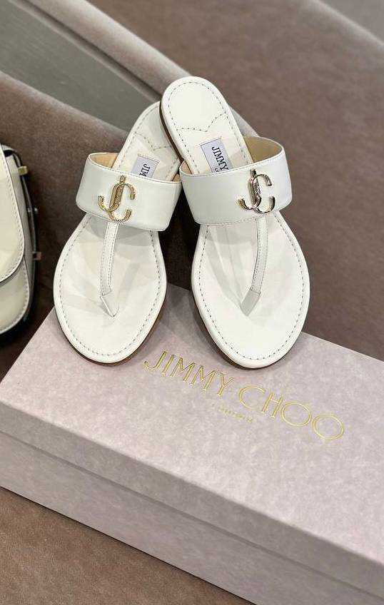 JIMMY CHOO Slides side view - Women's luxury Shoes