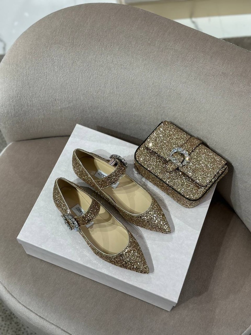 JIMMY CHOO Ballerinas side view - Women's luxury Shoes