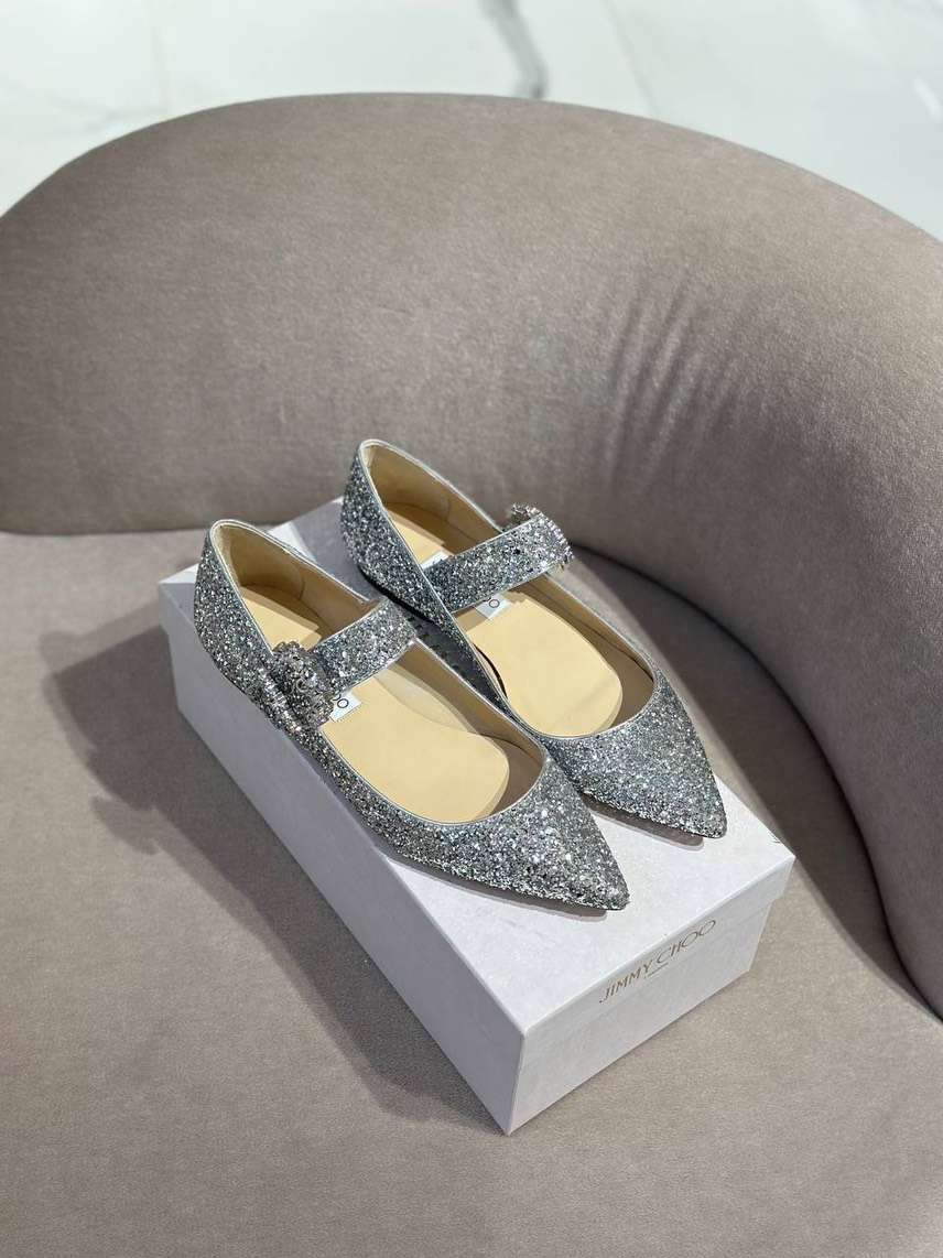 JIMMY CHOO Ballerinas side view - Women's luxury Shoes