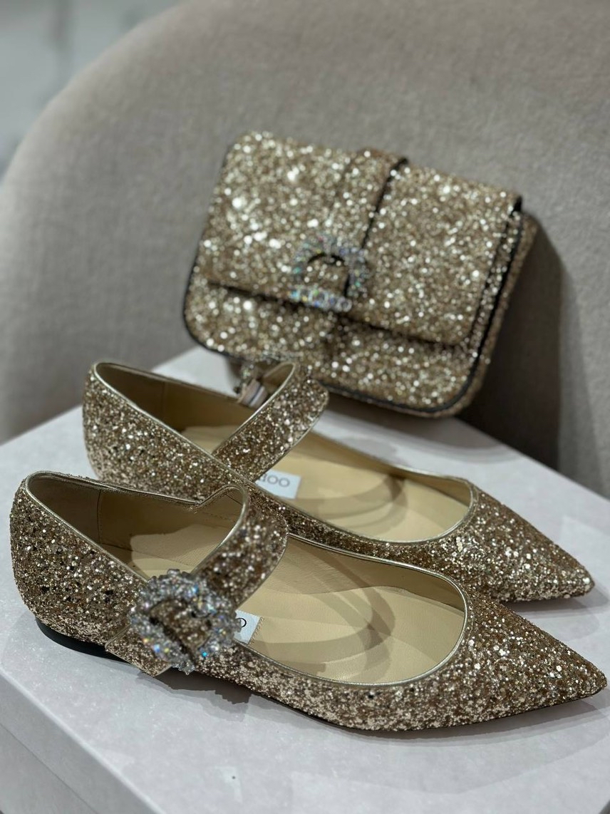 JIMMY CHOO Ballerinas side view - Women's luxury Shoes