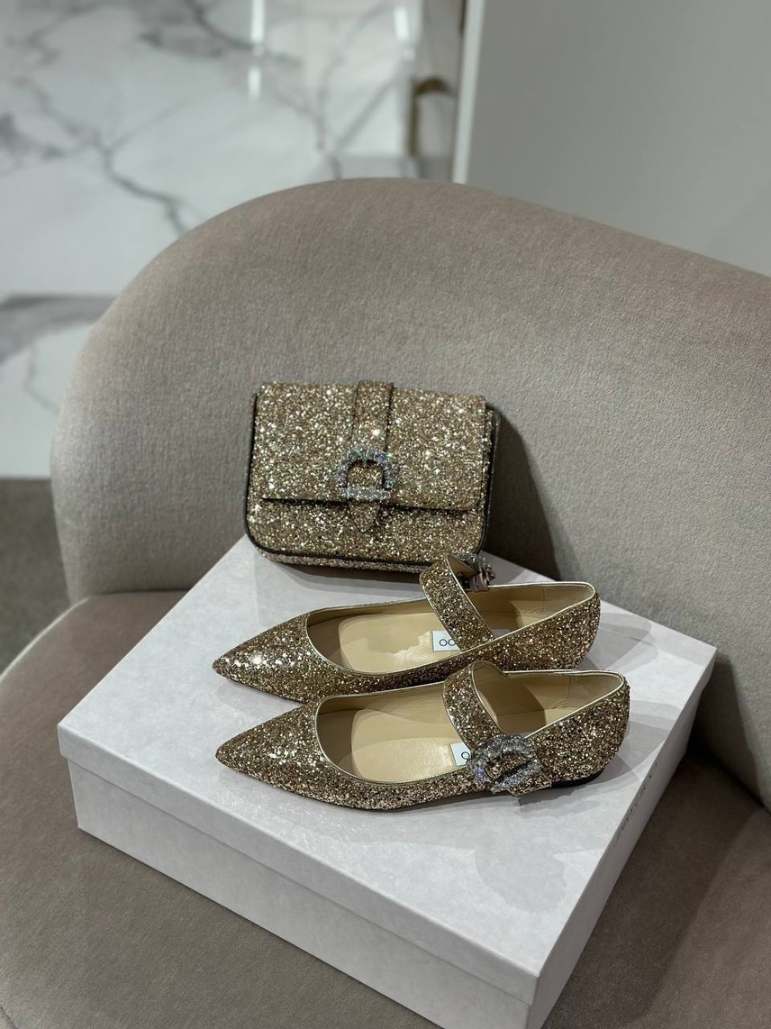 JIMMY CHOO Ballerinas side view - Women's luxury Shoes