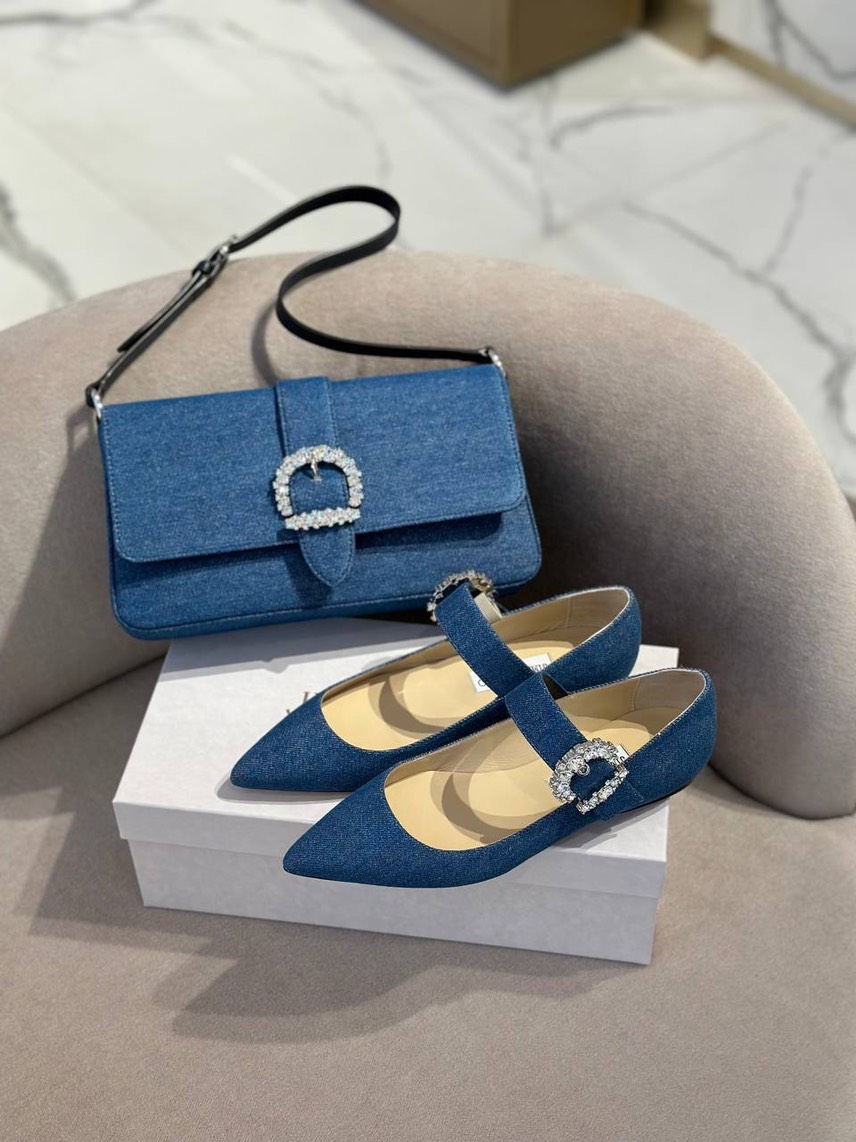 JIMMY CHOO Ballerinas side view - Women's luxury Shoes