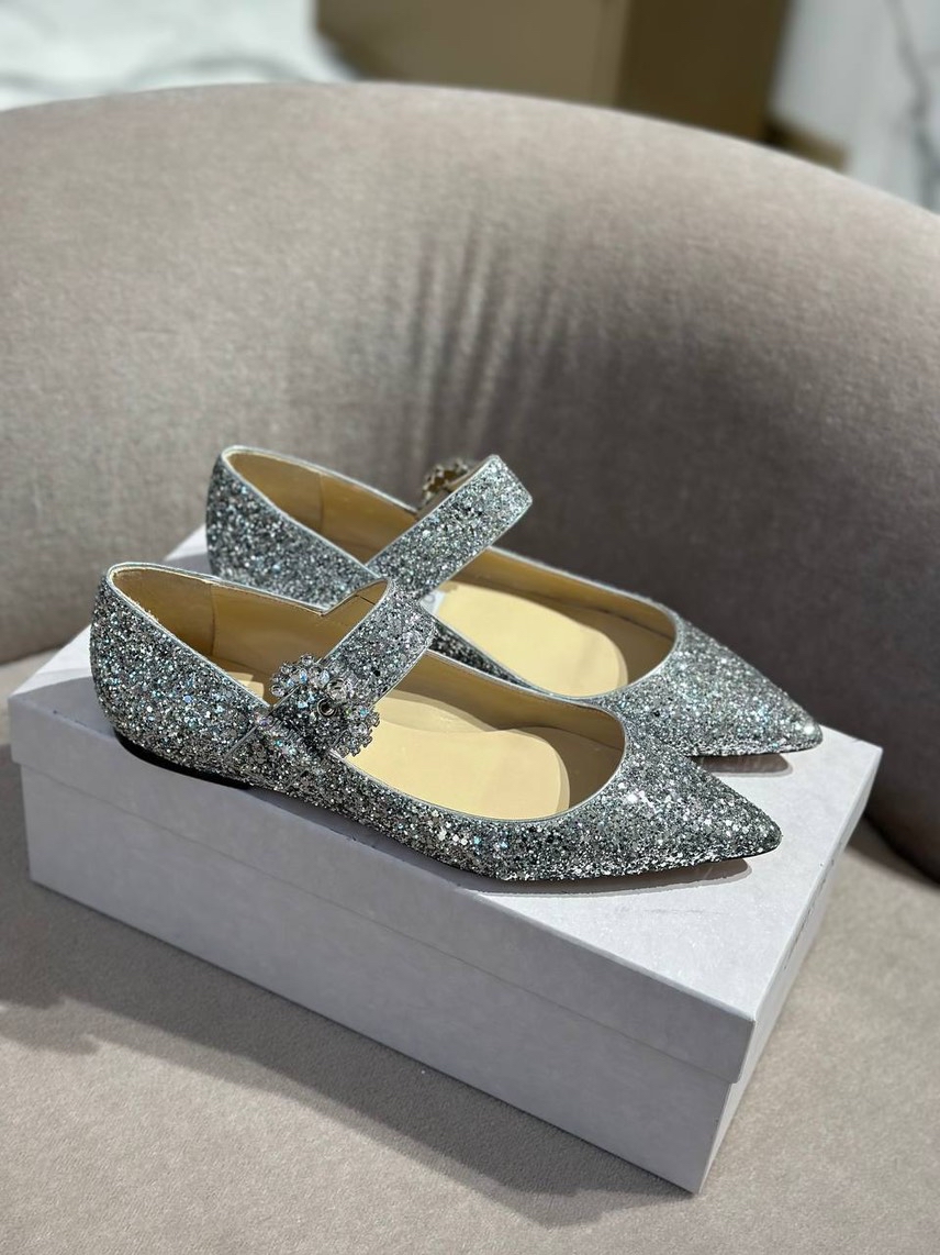 JIMMY CHOO Ballerinas side view - Women's luxury Shoes