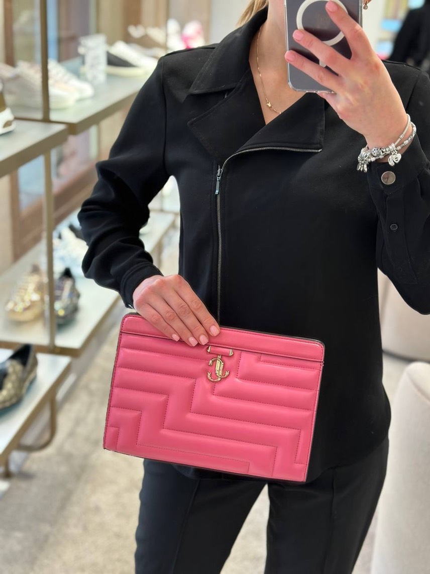 JIMMY CHOO Clutch bags side view - Women's luxury Bags