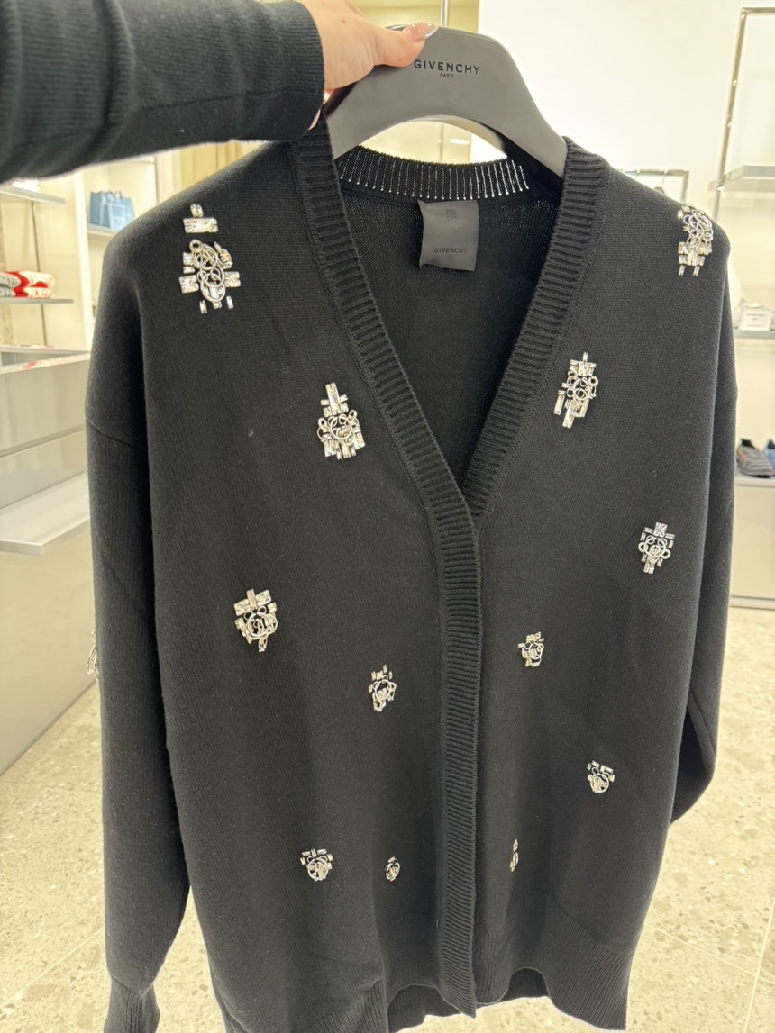 GIVENCHY Cardigans side view - Women's luxury Clothes