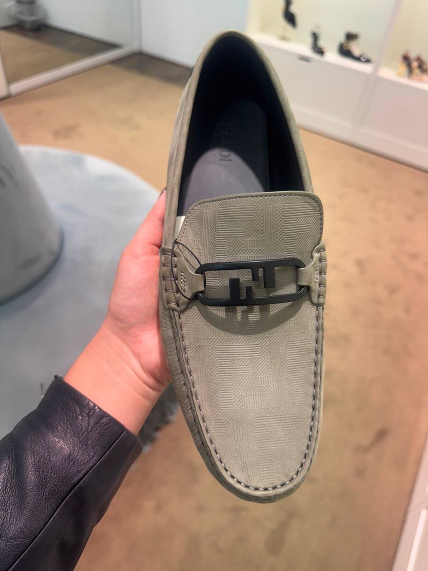 FENDI Moccasins side view - Men's luxury Shoes