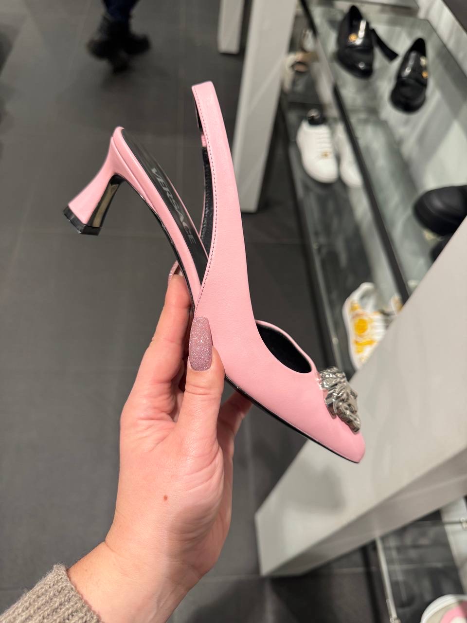 VERSACE Sandals front view - Women's luxury Shoes