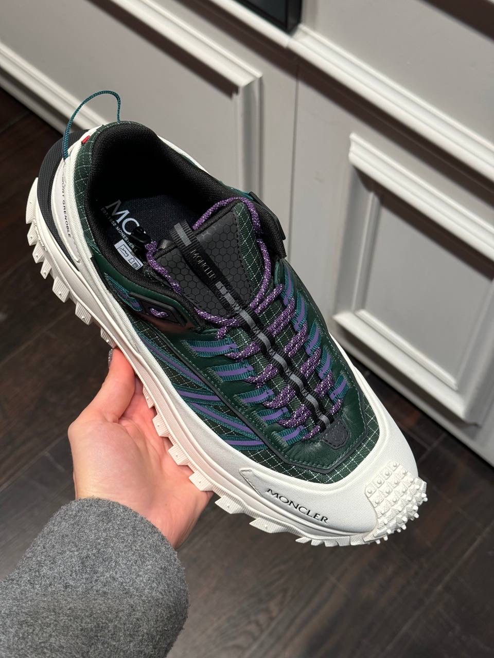 MONCLER Sneakers side view - Men's luxury Shoes