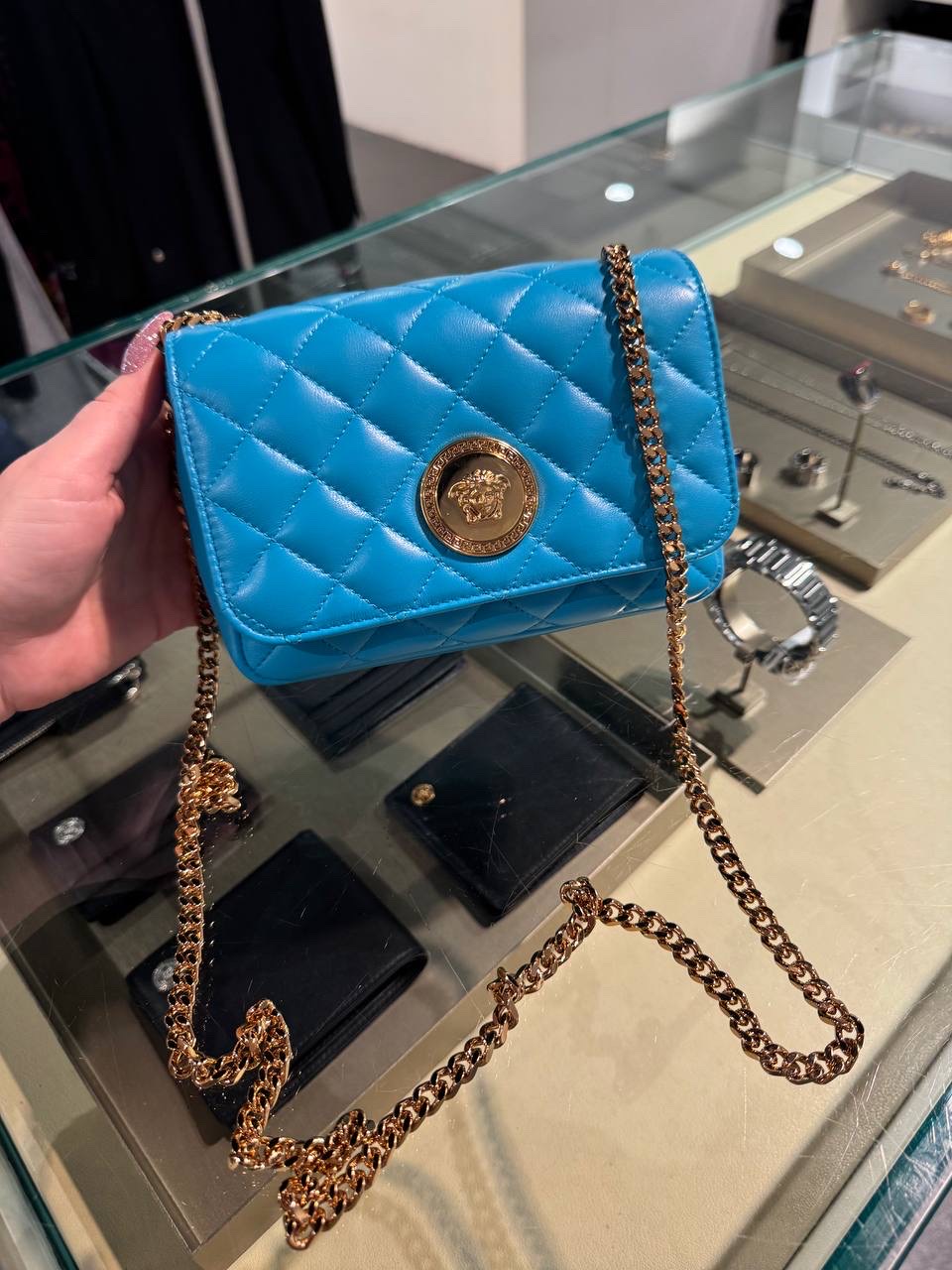 VERSACE Crossbody bags front view - Women's luxury Bags