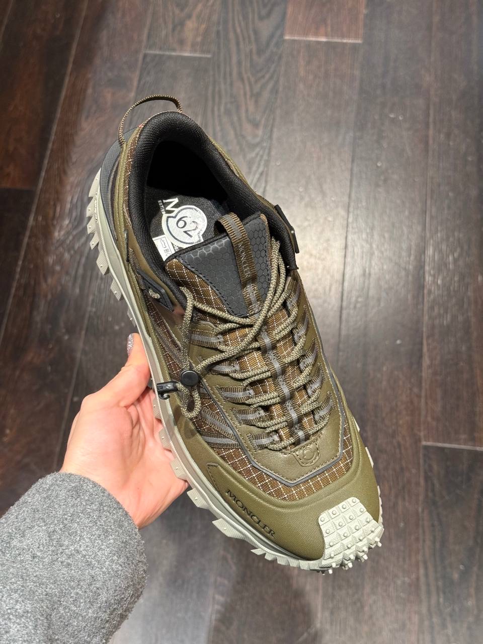 MONCLER Sneakers side view - Men's luxury Shoes