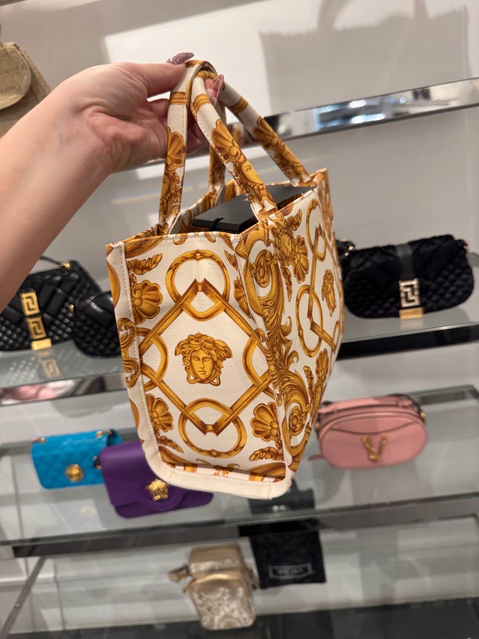 VERSACE Shoulder bags side view - Women's luxury Bags