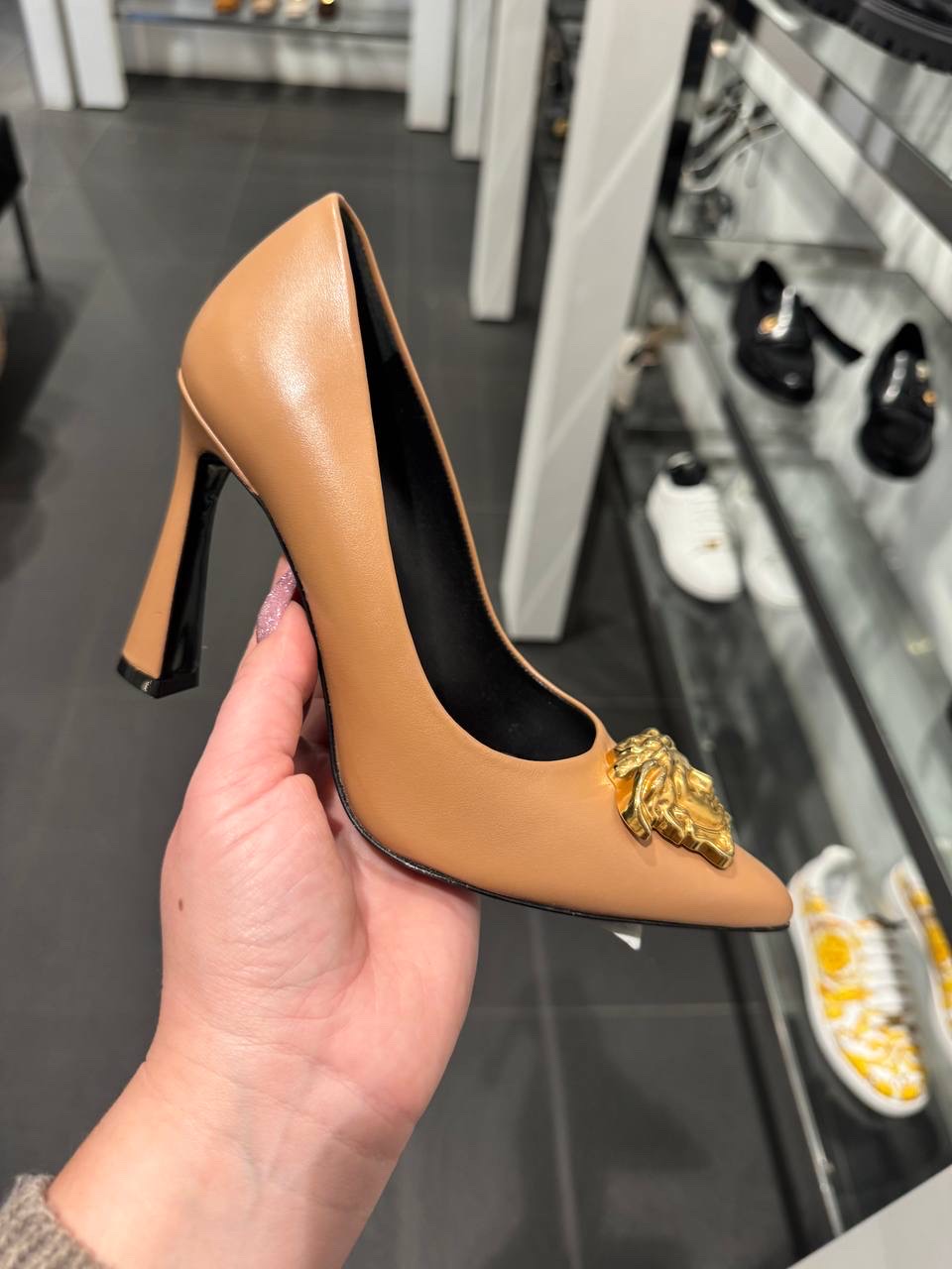 VERSACE Pumps front view - Women's luxury Shoes